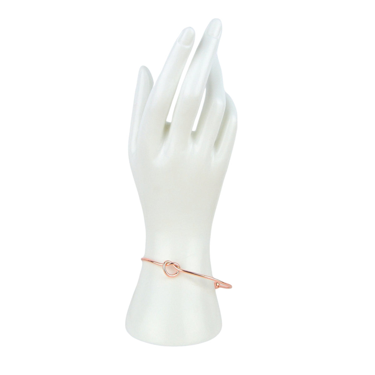 Pulsera Nudo Metalico Minimalista (Pink)