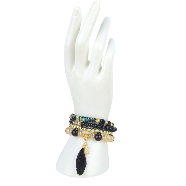 Pulsera para la suerte y Protección (Black)