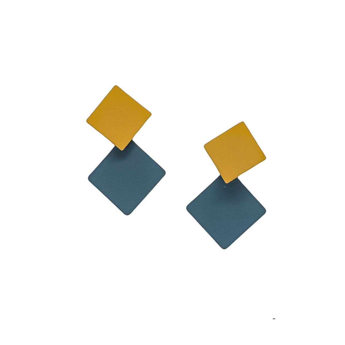 Pendientes Cuadrados Colgantes