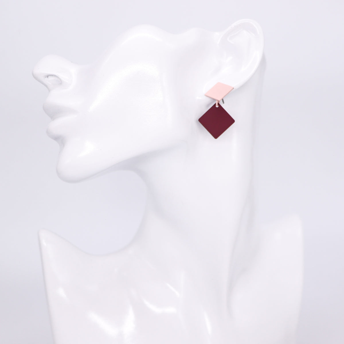 Pendientes Cuadrados Colgantes
