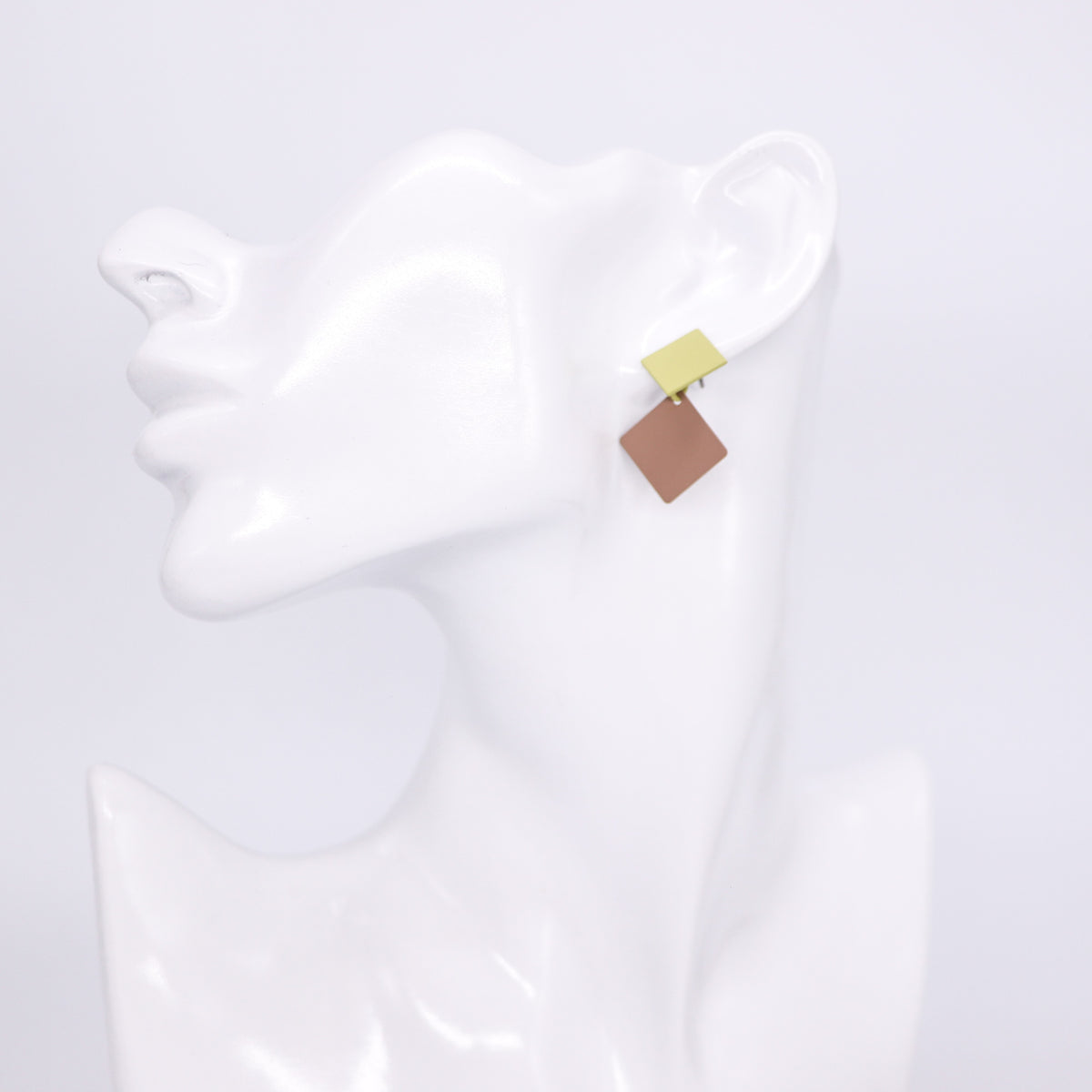 Pendientes Cuadrados Colgantes
