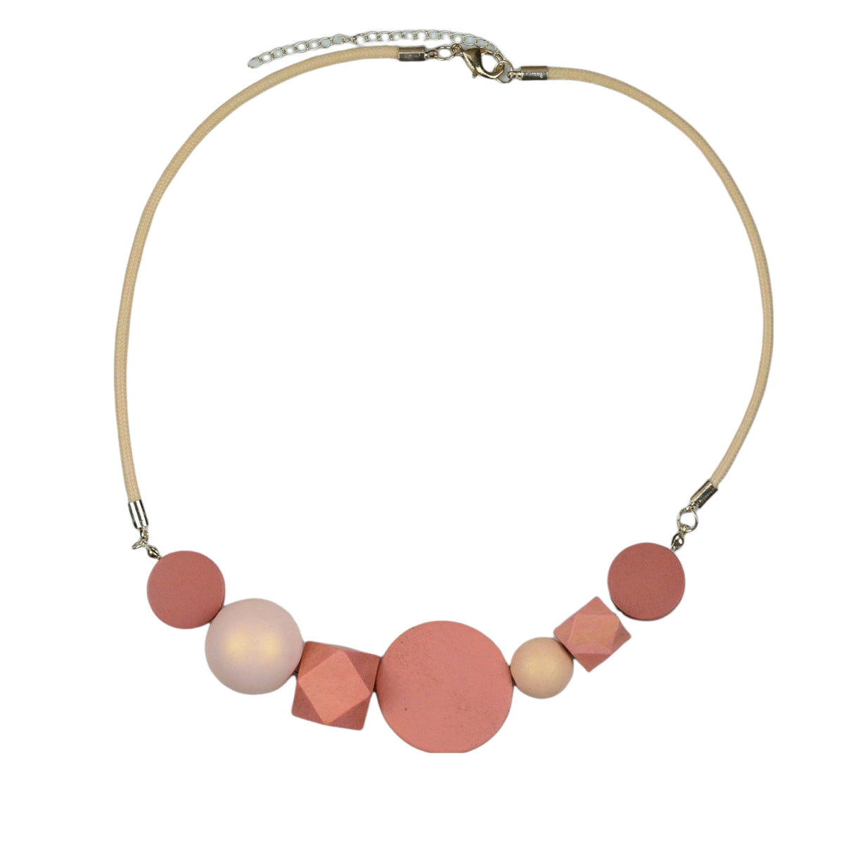 Collar con Formas Geométricas Circulares