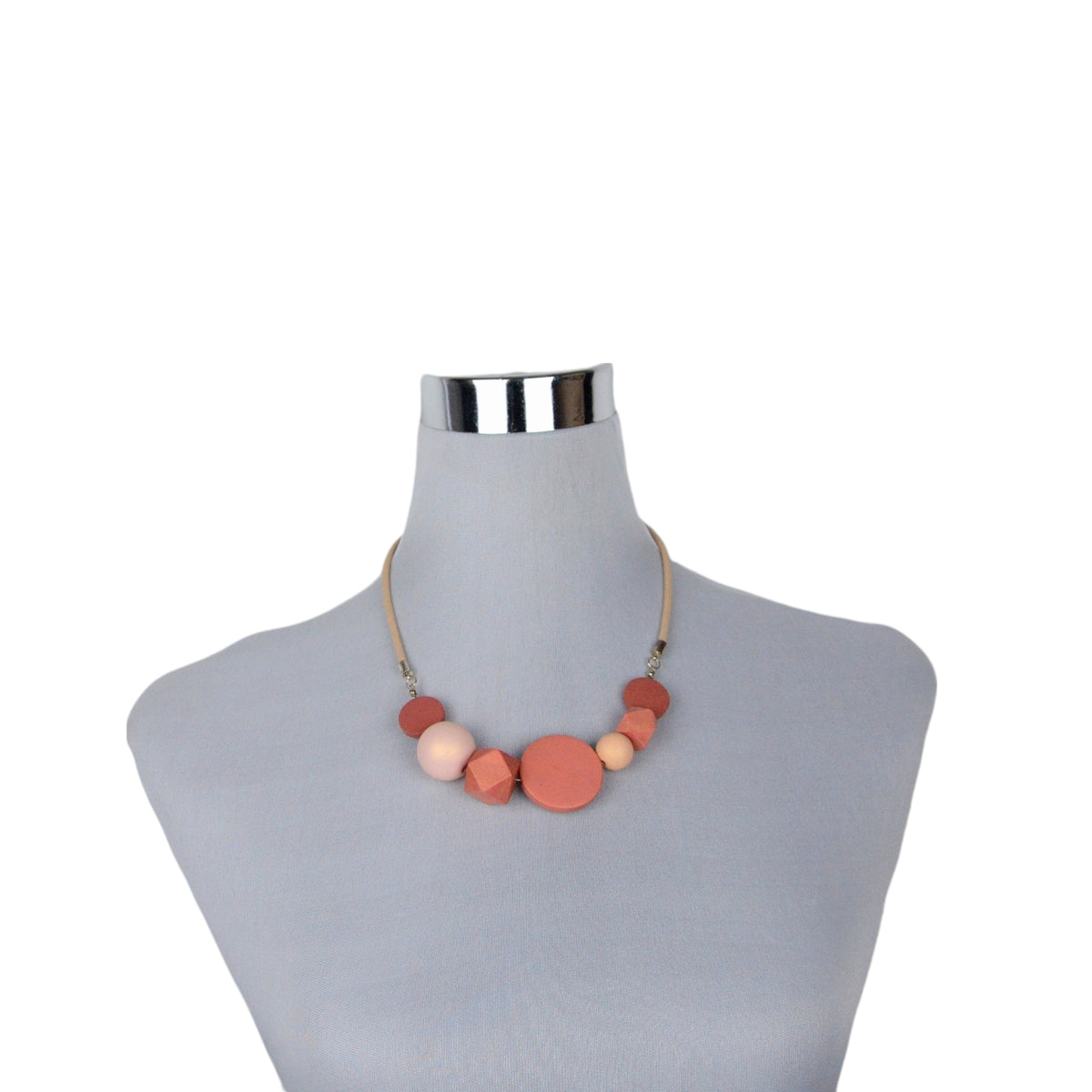 Collar con Formas Geométricas Circulares